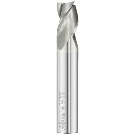 Fullerton Tool 3-Flute - 36 Degree Helix - 3835 AlumaMill HP End Mills, FC19, RH Spiral, Square, Stub, 1/2 38147